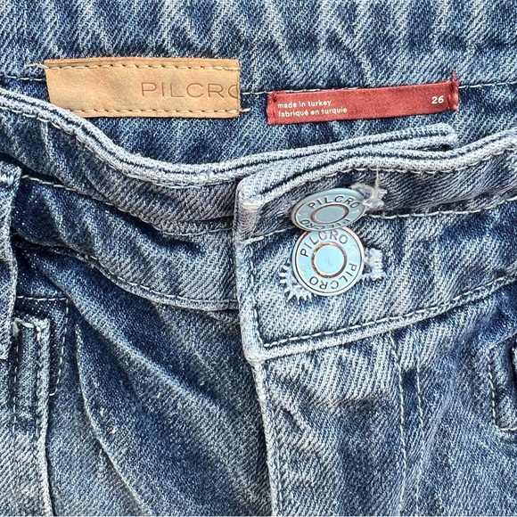 Pilcro Jeans The Wanderer Women's 26 Anthropologie Blue Denim - Picture 7 of 9